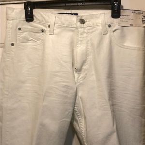 Arizona Jean Co. Flex Slim Straight White Jeans